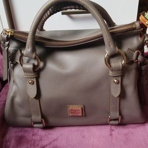 Dooney and Bourke small calf satchel mushroom